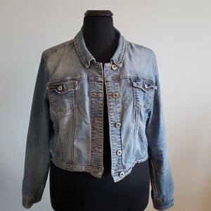 Maurices Cropped Jean Jacket - Size 2